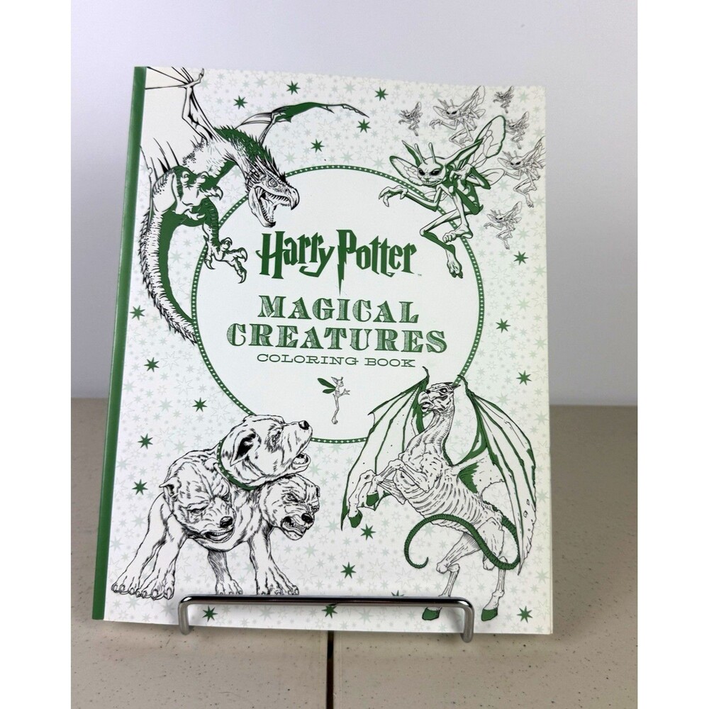 Harry Potter Magical Creatures Coloring Book Hardcover Illustrated Adults 2016